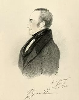 Count Alfred Gallery: Charles Greville, 1840. Creator: Richard James Lane
