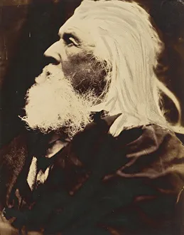Elderly Prints: Charles Hay Cameron, 1864. Creator: Julia Margaret Cameron