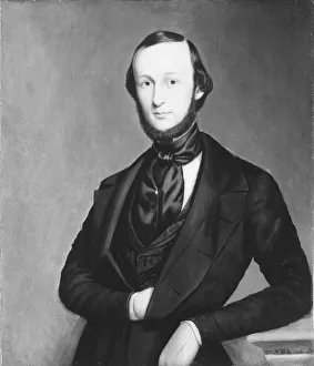 Hand In Coat Prints: Charles Henry Augustus Carter, ca. 1845. Creator: Nicholas Biddle Kittell