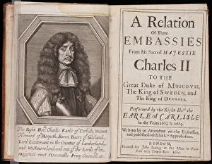 Charles Howard, 1st Earl of Carlisle, 1669. Artist: Faithorne, William (1616-1691) Charles Howard, 1st Earl of Carlisle, 1669. Artist: Faithorne, William (1616-1691)