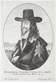 Winceslaus Hollar Prints: Charles I, 1649. Creator: Wenceslaus Hollar