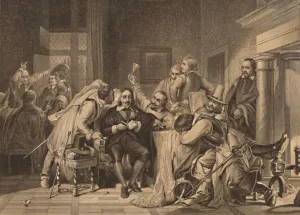 Bourne Prints: Charles I. in the Guard-Room, 1886. Artist: Herbert K Bourne