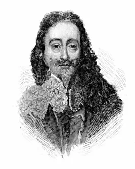 Charles I Gallery: Charles I, King of Great Britain and Ireland, (c1850)