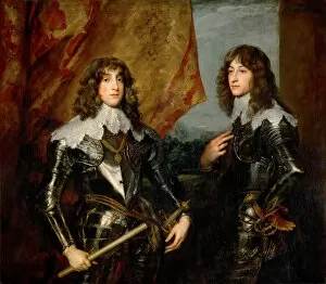 Charles Louis Gallery: Charles I Louis (1617-1680), Elector Palatine, and his Brother, Prince Rupert of the Rhine