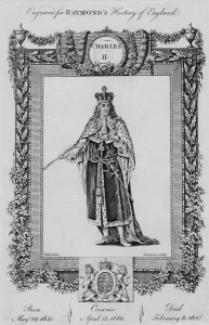 J Cooke Prints: Charles II, c1787
