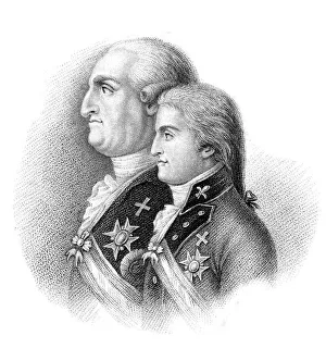 Carlos Iv Gallery: Charles IV, King of Spain and his son Ferdinand VII, 19th century. Artist: Cooper