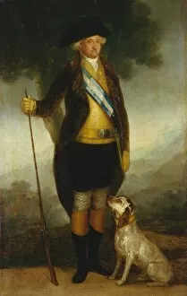 Goya Collection: Charles IV of Spain as Huntsman, c. 1799 / 1800. Creator: Workshop of Francisco de Goya