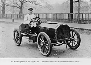 Veteran Car Prints: Charles Jarrott in his Napier Car, 1903