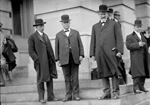 Charles Lafayette Bartlett, Joseph Eugene Ransdell, Sparkman, 1911. Creator: Harris & Ewing. Charles Lafayette Bartlett, Joseph Eugene Ransdell, Sparkman, 1911. Creator: Harris & Ewing