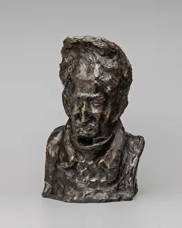 Daumier Honor And Xe9 Prints: Charles-Leonard Gallois (?), model c. 1832 / 1835 or c. 1849, cast 1929 / 1940