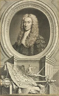 Jacob Houbraken Prints: Charles Lord Talbot, High Grand Chancellor, published 1740. Creator: Jacobus Houbraken