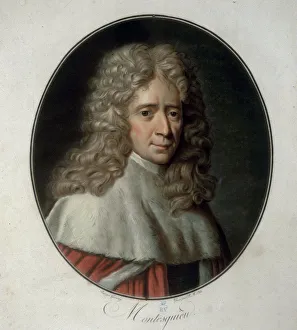 Personages Prints: Charles Louis de Secondat, Baron of Montesquieu (1689-1755)