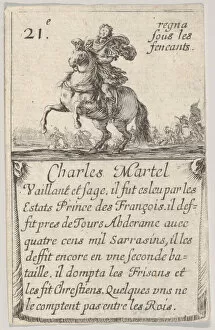 Della Bella Gallery: Charles Martel / Vaillant et sage... from Game of the Kings of France