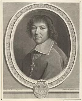 Archbishop Gallery: Charles-Maurice le Tellier, 1671. Creator: Robert Nanteuil