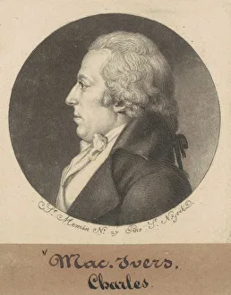 Broker Prints: Charles McEvers, 1798. Creator: Charles Balthazar Julien Fevret de Saint-Memin