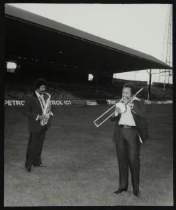 Charles McPherson and John Gordon at the Newport Jazz Festival, Ayresome Park, Middlesbrough, 1978