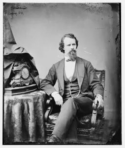 Postmaster Prints: Charles Memorial Hamilton of Florida, between 1860 and 1875. Creator: Unknown