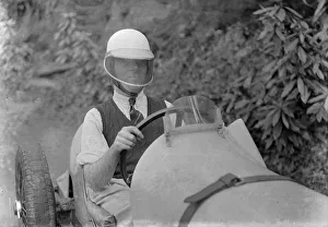 Mortimer Prints: Charles Mortimer behind the wheel of a MG KN Special, c1930s Artist: Bill Brunell