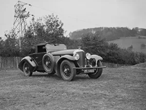 Mortimer Prints: Charles Mortimers Barker-bodied 2-seater Bentley, c1930s Artist: Bill Brunell