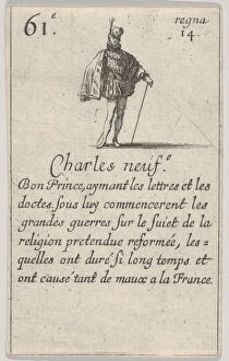 Stefano Collection: Charles neuf.-e / Bon Prince... from Game of the Kings of France
