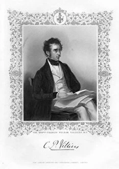 Charles Pelham Villiers (1802-1898), British lawyer and politician, 19th century.Artist: J Cochran