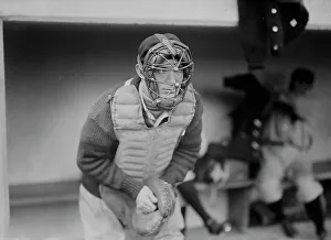 Sportswear Prints: Charles Red Dooin, Philadelphia NL (baseball), 1913. Creator: Bain News Service