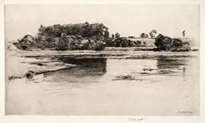 Charles Adams Platt Prints: The Charles River, 1890. Creator: Charles Adams Platt (American, 1861-1933)