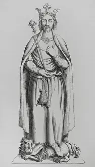 Jean Prints: Charles the Simple, (879-929), King of West France