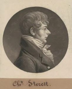 Charles Sterett, 1804. Creator: Charles Balthazar Julien Fevret de Saint-Memin