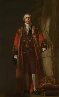 Builder Prints: Charles Thorp as Lord Mayor of Dublin, c. 1800. Creator: William Cuming