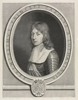 Robert Nanteuil Prints: Charles V, Duke of Lorrain, 1660. Creator: Robert Nanteuil (French, 1623-1678)