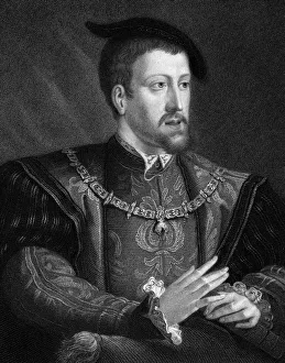 Charles V, King of Spain and Holy Roman Emperor from 1519, 1835 Charles V, King of Spain and Holy Roman Emperor from 1519, 1835