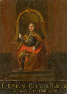 Bratislava Gallery: Charles VI (1685-1740), King of Hungary and Croatia, First half of the 18th cent