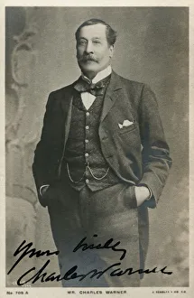 Warner Prints: Charles Warner, English actor, c1890-c1909(?)