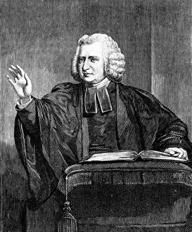 Methodist Collection: Charles Wesley, 18th century English preacher and hymn writer
