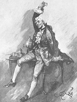 Partridge Prints: Charles Wyndham as David Garrick, March 19, 1887, (1901). Creators: Unknown, F Barnard
