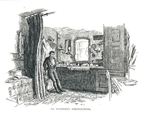 Wyndham Prints: Charles Wyndham Dressing room over looking Piccadilly at the Criterion Theatre, 1891
