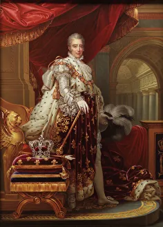 Francois Prints: Charles X (1757-1836), King of France, after Gerard, 1829. Creator: Henry Bone