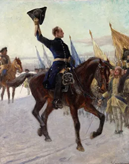 Great Northern War Collection: Charles XII greets his Caroleans, 1923