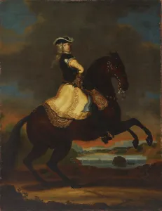 Regal Prints: Charles XII, King of Sweden, c1698. Creator: David Klocker Ehrenstrahl