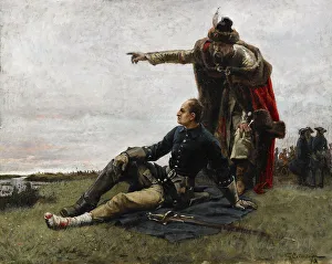 Great Northern War Collection: Charles XII of Sweden and Ivan Mazepa after the Battle of Poltava, 1879