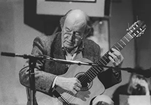 Fingerboard Prints: Charlie Byrd, (Great Guitars), 100 Club, London, 1988. Creator: Brian Foskett