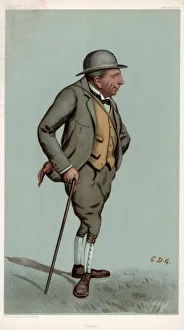 Charlie, Captain Charles Harold Longfield Beatty DSO, British racehorse trainer, 1903. Artist: GDG