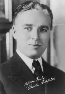 Autograph Prints: Charlie Chaplin (1889-1977), English actor, c1920s