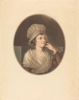 Mob Cap Prints: Charlotte Corday. Creator: Angelique Allais