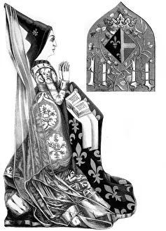 Charlotte of Savoy (1441-1483), queen consort of Louis XI of France, 15th century (1849). Artist: A Bisson