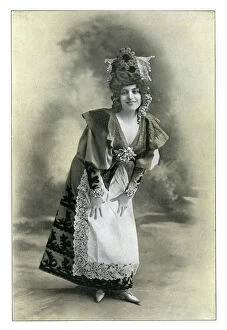 Theatrical Costume Collection: Charlotte Wiehe, 1901.Artist: Charles Reutlinger