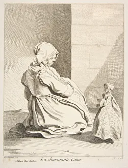 Comte De Prints: The Charming Doll, 1742. Creator: Caylus, Anne-Claude-Philippe de