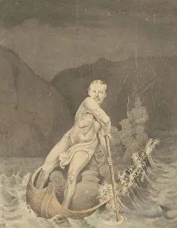 Orcus Prints: Charon transports the souls of the dead to the kingdom of Hades