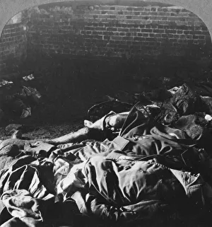 Charred bodies of the crew of a Zeppelin shot down over Billericay, Essex, World War I Charred bodies of the crew of a Zeppelin shot down over Billericay, Essex, World War I